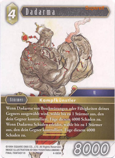 Final Fantasy Opus 4-085 H Dadarma Erde