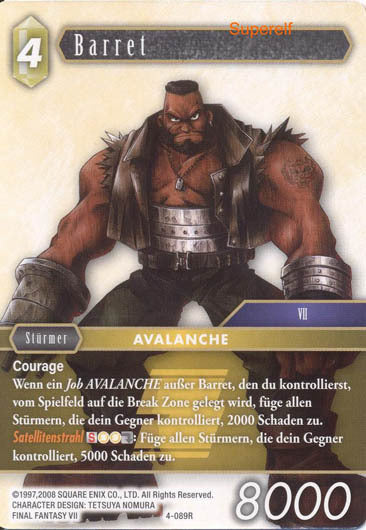 Final Fantasy Opus 4-089 R Barret Erde