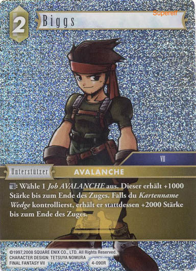 Final Fantasy Opus 4-090 R Biggs Erde