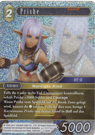 Final Fantasy Opus 4-092 H Prishe Erde