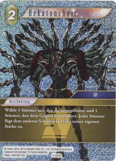 Final Fantasy Opus 4-093 R Hekatoncheir Erde