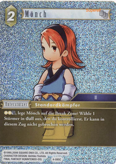 Final Fantasy Opus 4-095 C Mönch Erde