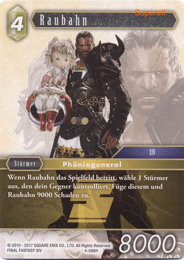 Final Fantasy Opus 4-096 H Raubahn Erde