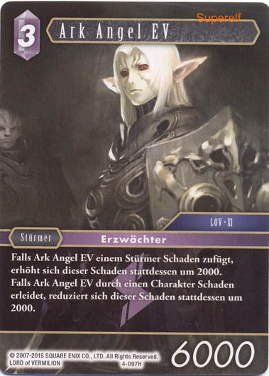 Final Fantasy Opus 4-097 H Ark Angel EV Blitz