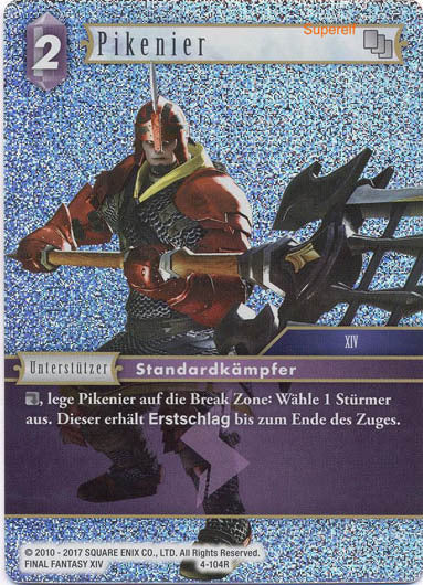Final Fantasy Opus 4-104 R Pikenier Blitz