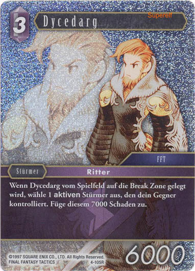 Final Fantasy Opus 4-105 R Dycedarg Blitz