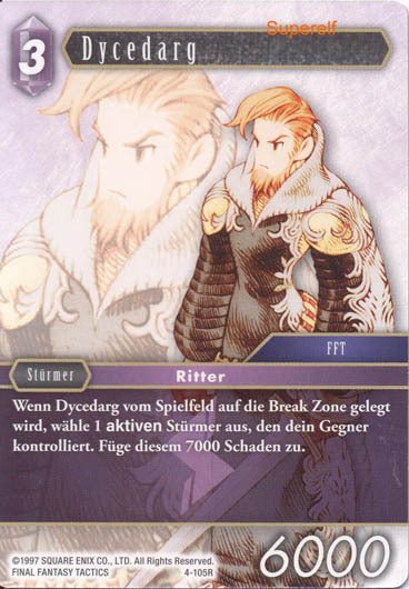 Final Fantasy Opus 4-105 R Dycedarg Blitz