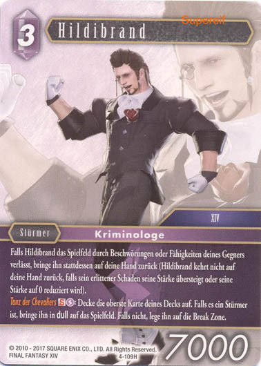 Final Fantasy Opus 4-109 H Hildibrand Blitz