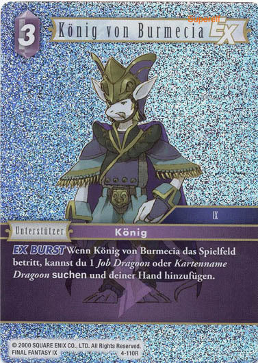 Final Fantasy Opus 4-110 R König von Burmecia Blitz