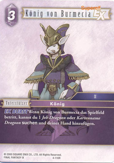Final Fantasy Opus 4-110 R König von Burmecia Blitz