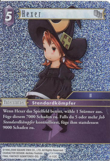 Final Fantasy Opus 4-112 C Hexer Blitz