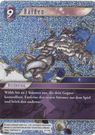 Final Fantasy Opus 4-114 L Raiden Blitz