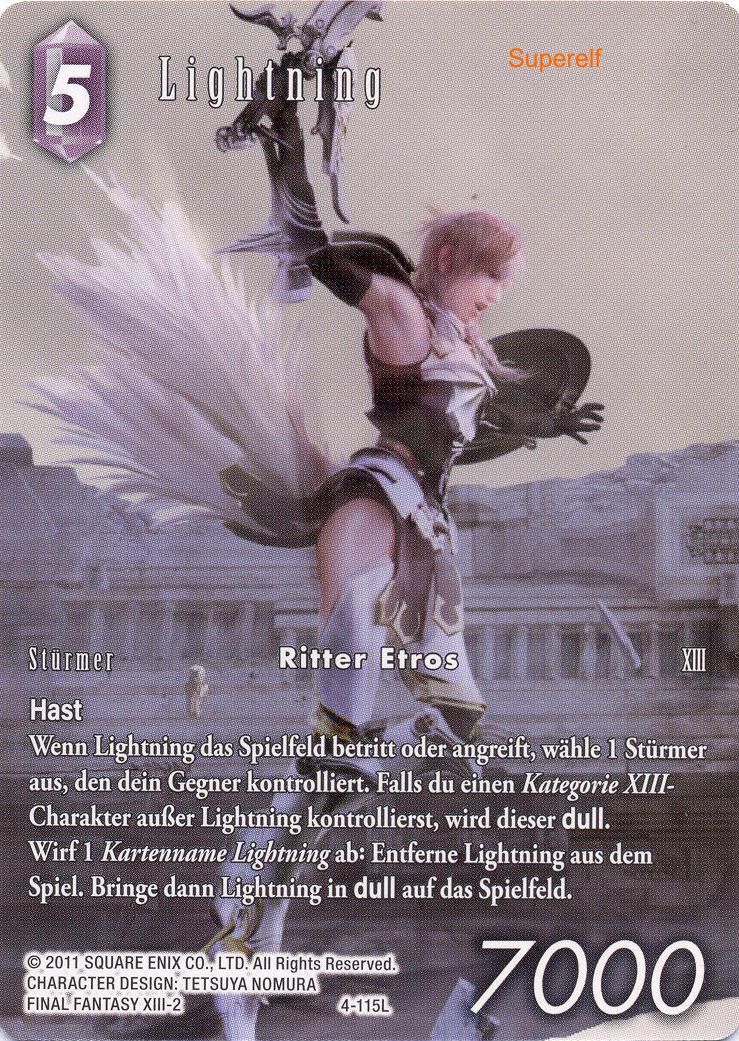 Final Fantasy Opus 4-115 L Lightning Blitz