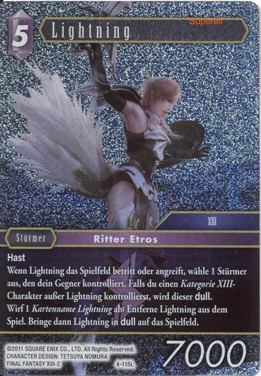 Final Fantasy Opus 4-115 L Lightning Blitz