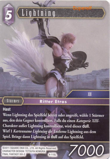 Final Fantasy Opus 4-115 L Lightning Blitz