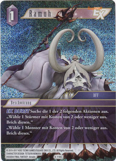 Final Fantasy Opus 4-116 C Ramuh Blitz