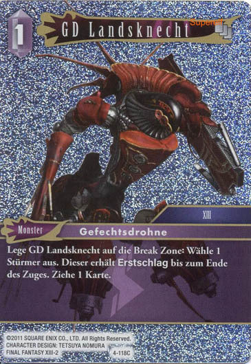 Final Fantasy Opus 4-118 C GD Landsknecht Blitz