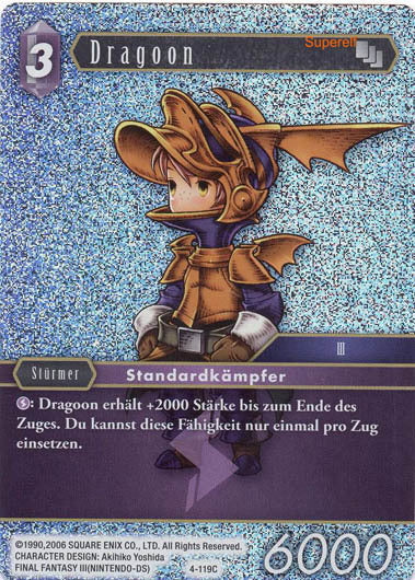 Final Fantasy Opus 4-119 C Dragoon Blitz