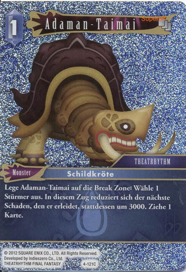 Final Fantasy Opus 4-121 C Adaman-Taimai Wasser