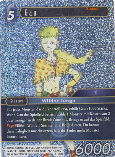 Final Fantasy Opus 4-123 H Gau Wasser