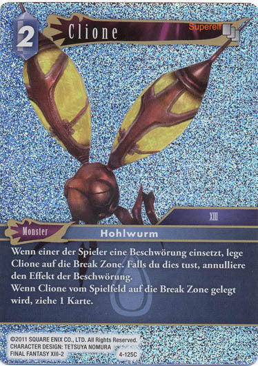 Final Fantasy Opus 4-125 C Clione Wasser