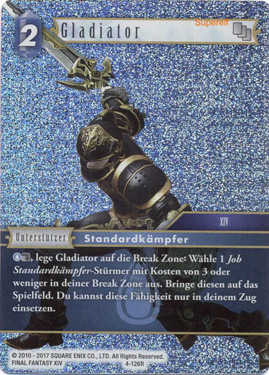 Final Fantasy Opus 4-126 R Gladiator Wasser