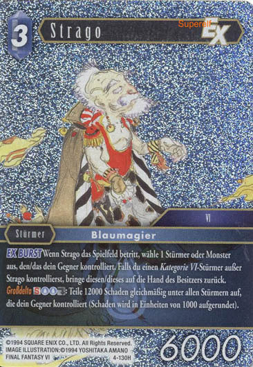 Final Fantasy Opus 4-130 H Strago Wasser