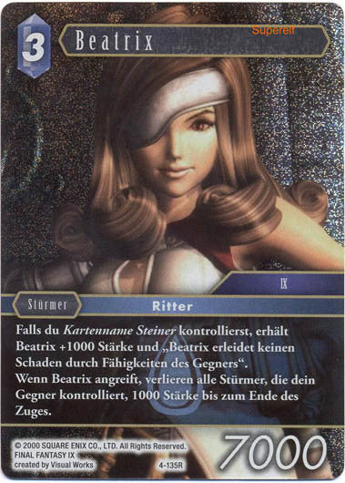 Final Fantasy Opus 4-135 R Beatrix Wasser