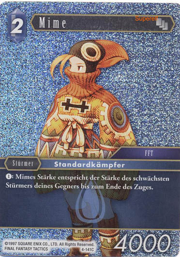 Final Fantasy Opus 4-141 C Mime Wasser
