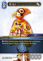 Final Fantasy Opus 4-141 C Mime Wasser