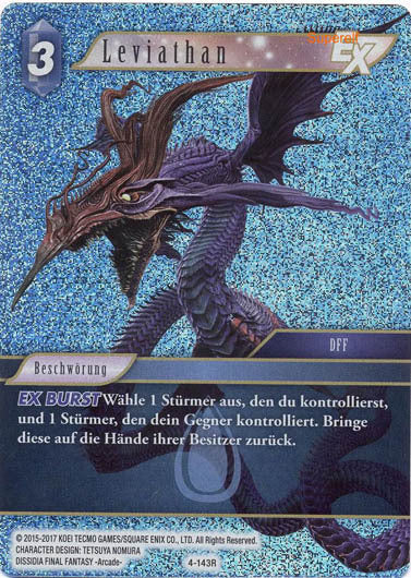 Final Fantasy Opus 4-143 R Leviathan Wasser