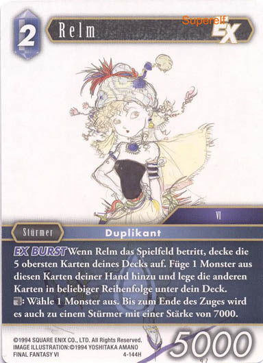 Final Fantasy Opus 4-144 H Relm Wasser