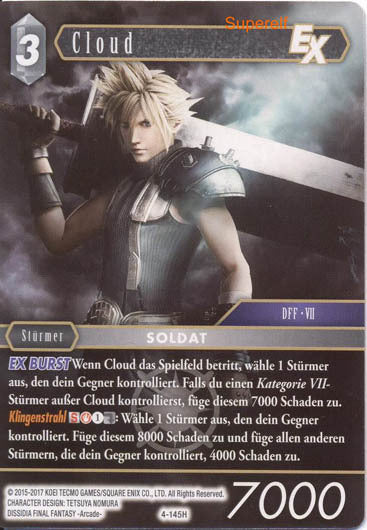 Final Fantasy Opus 4-145 H Cloud Licht