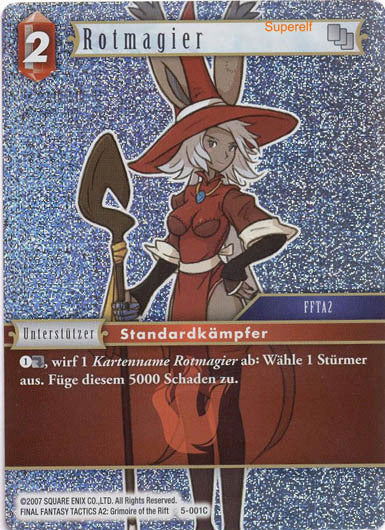 Final Fantasy Opus 5-001 C Rotmagier Feuer