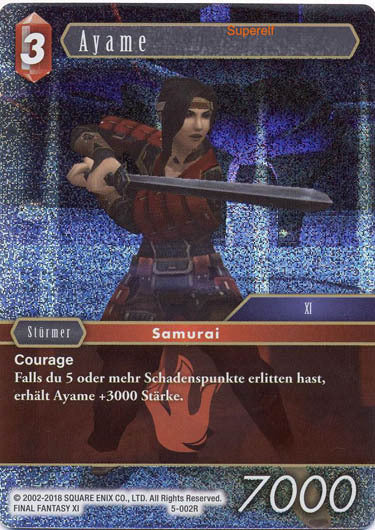 Final Fantasy Opus 5-002 R Ayame Feuer
