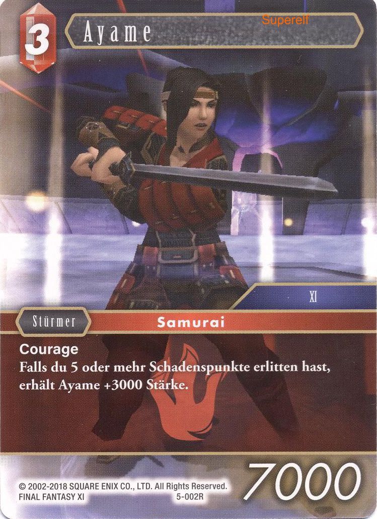 Final Fantasy Opus 5-002 R Ayame Feuer