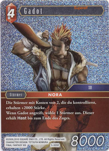 Final Fantasy Opus 5-005 R Gadot Feuer