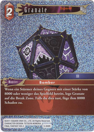 Final Fantasy Opus 5-008 R Granate Feuer