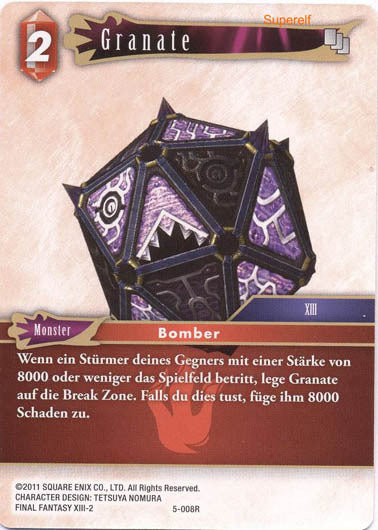 Final Fantasy Opus 5-008 R Granate Feuer