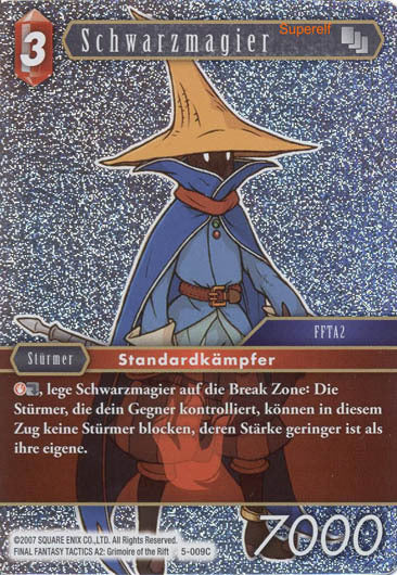 Final Fantasy Opus 5-009 C Schwarzmagier Feuer