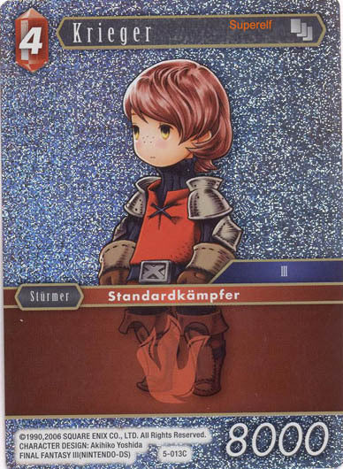 Final Fantasy Opus 5-013 C Krieger Feuer