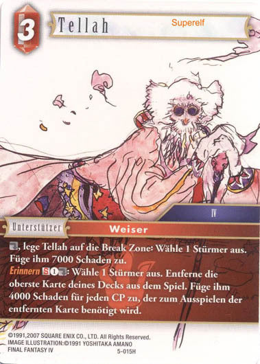 Final Fantasy Opus 5-015 H Tellah Feuer