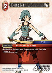 Final Fantasy Opus 5-016 C Kämpfer Feuer
