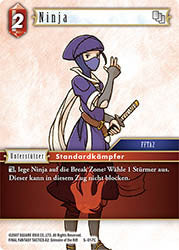 Final Fantasy Opus 5-017 C Ninja Feuer