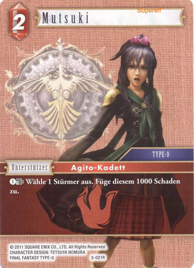 Final Fantasy Opus 5-021 R Mulsuki Feuer