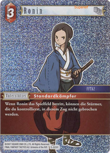Final Fantasy Opus 5-022 C Ronin Feuer