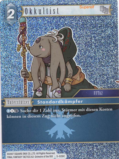 Final Fantasy Opus 5-028 C Okkultist Blitz