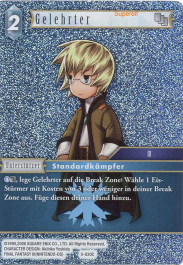 Final Fantasy Opus 5-030 C Gelehrter Blitz