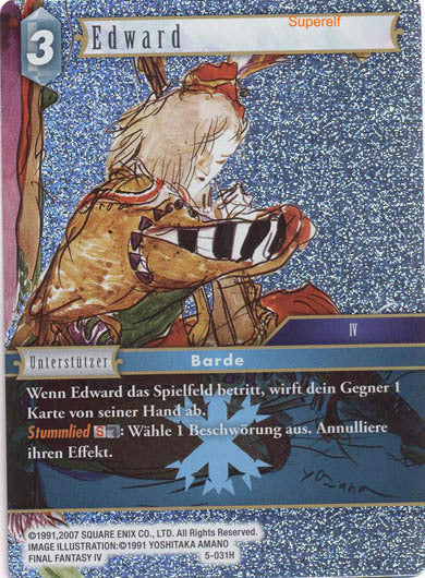 Final Fantasy Opus 5-031 H Edward Blitz