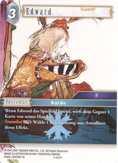 Final Fantasy Opus 5-031 H Edward Blitz